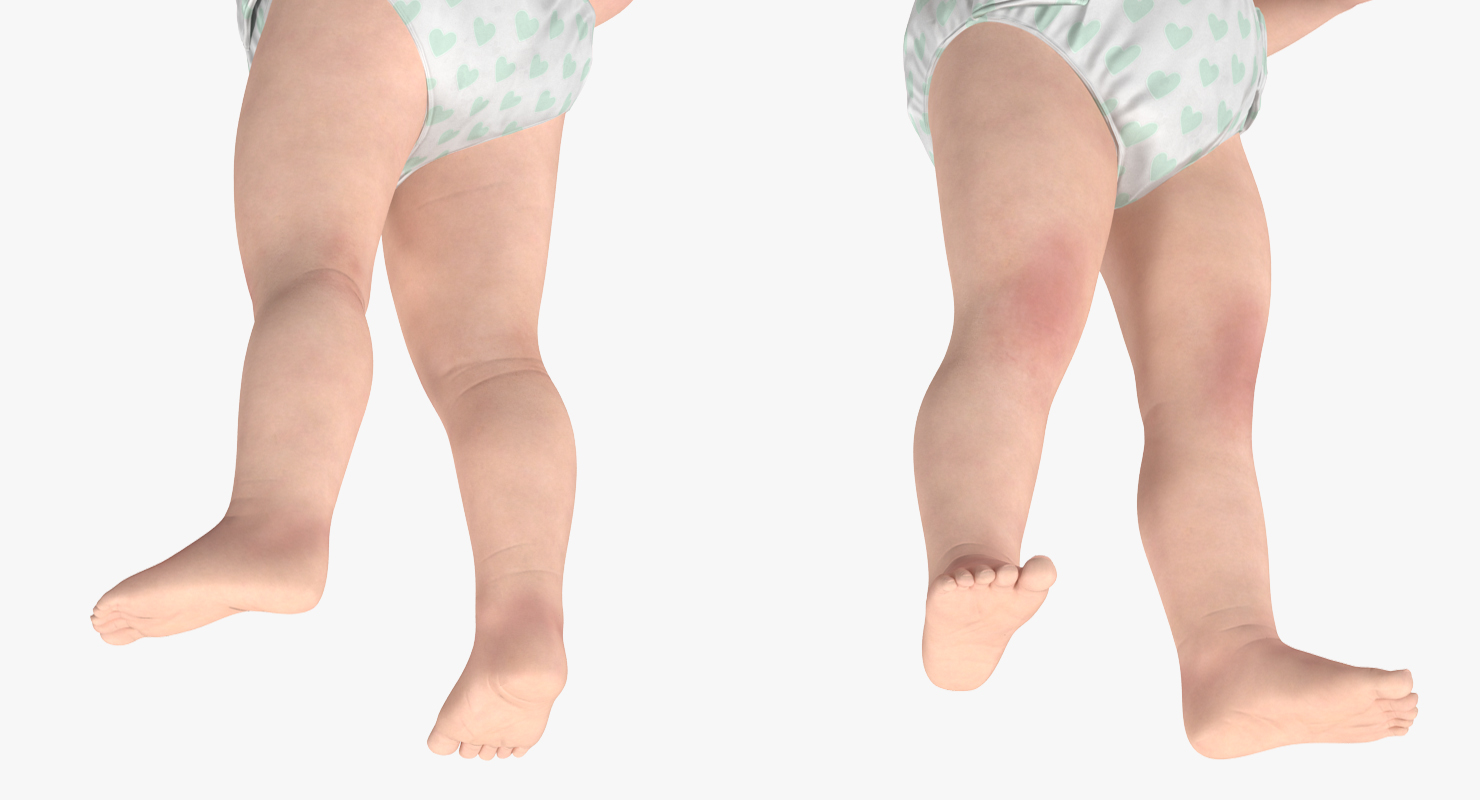 Baby Boy Standing 3D