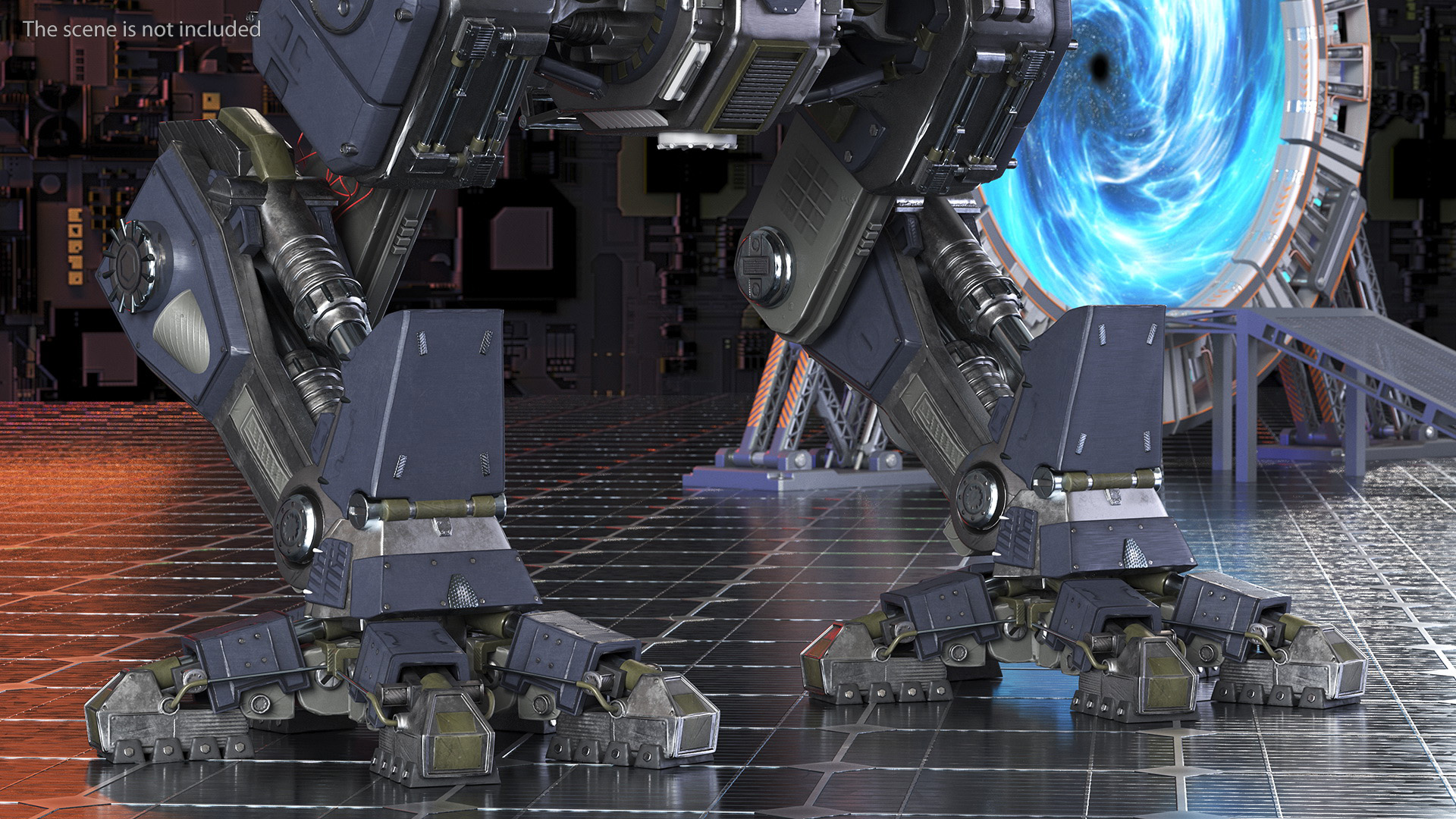 3D Large Walking War Robot model