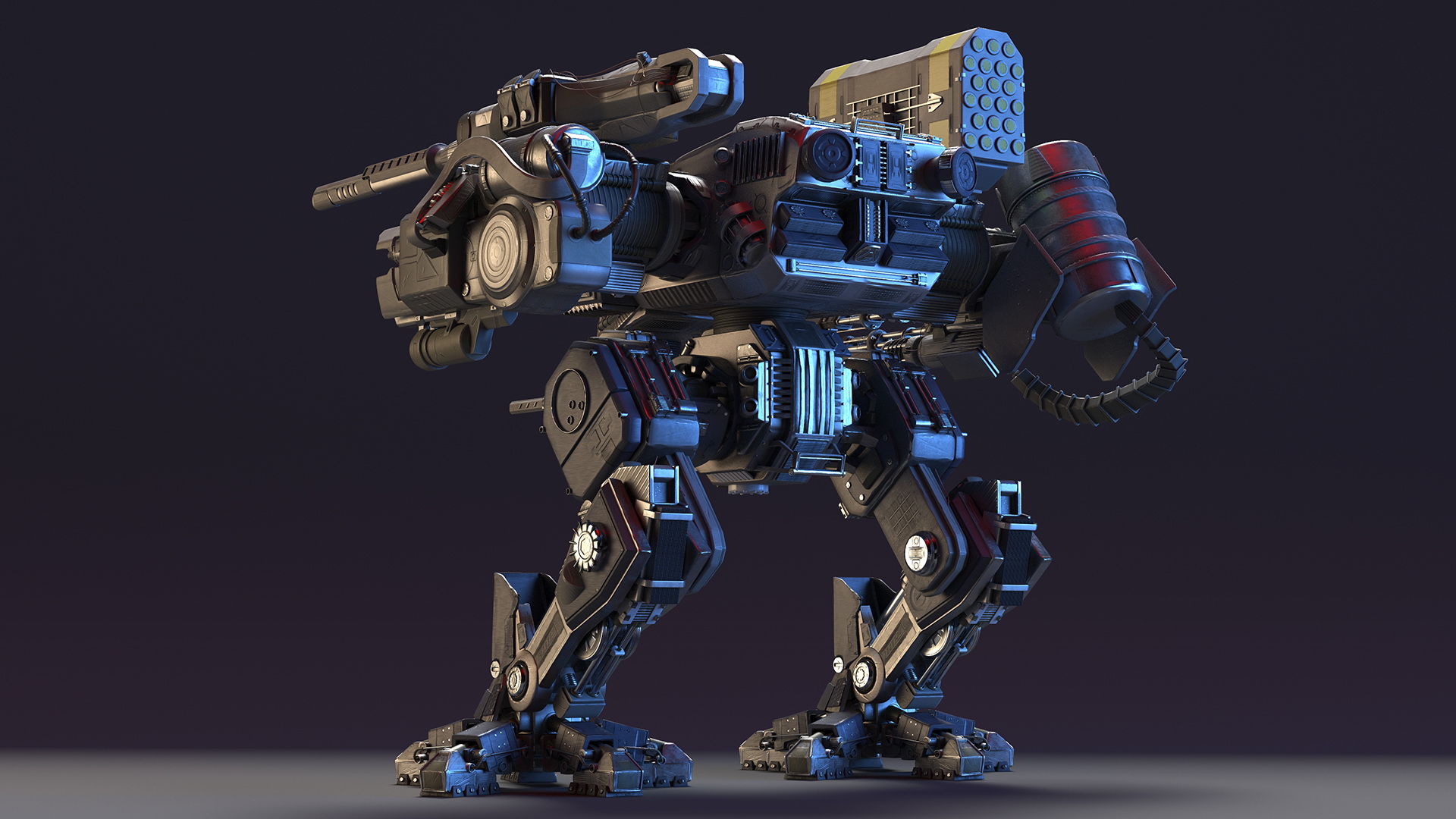 3D Large Walking War Robot model