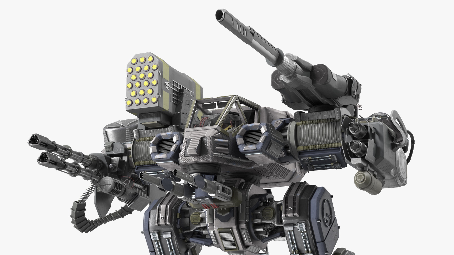 3D Large Walking War Robot model