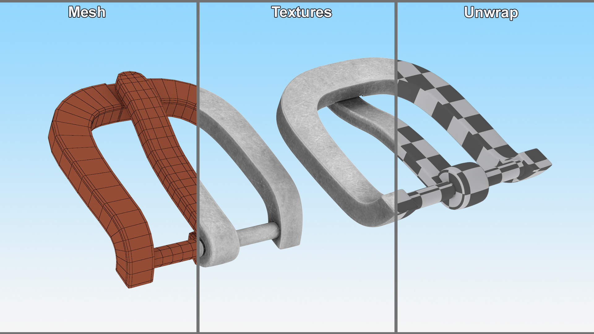 Used Shoe Belt 3D model