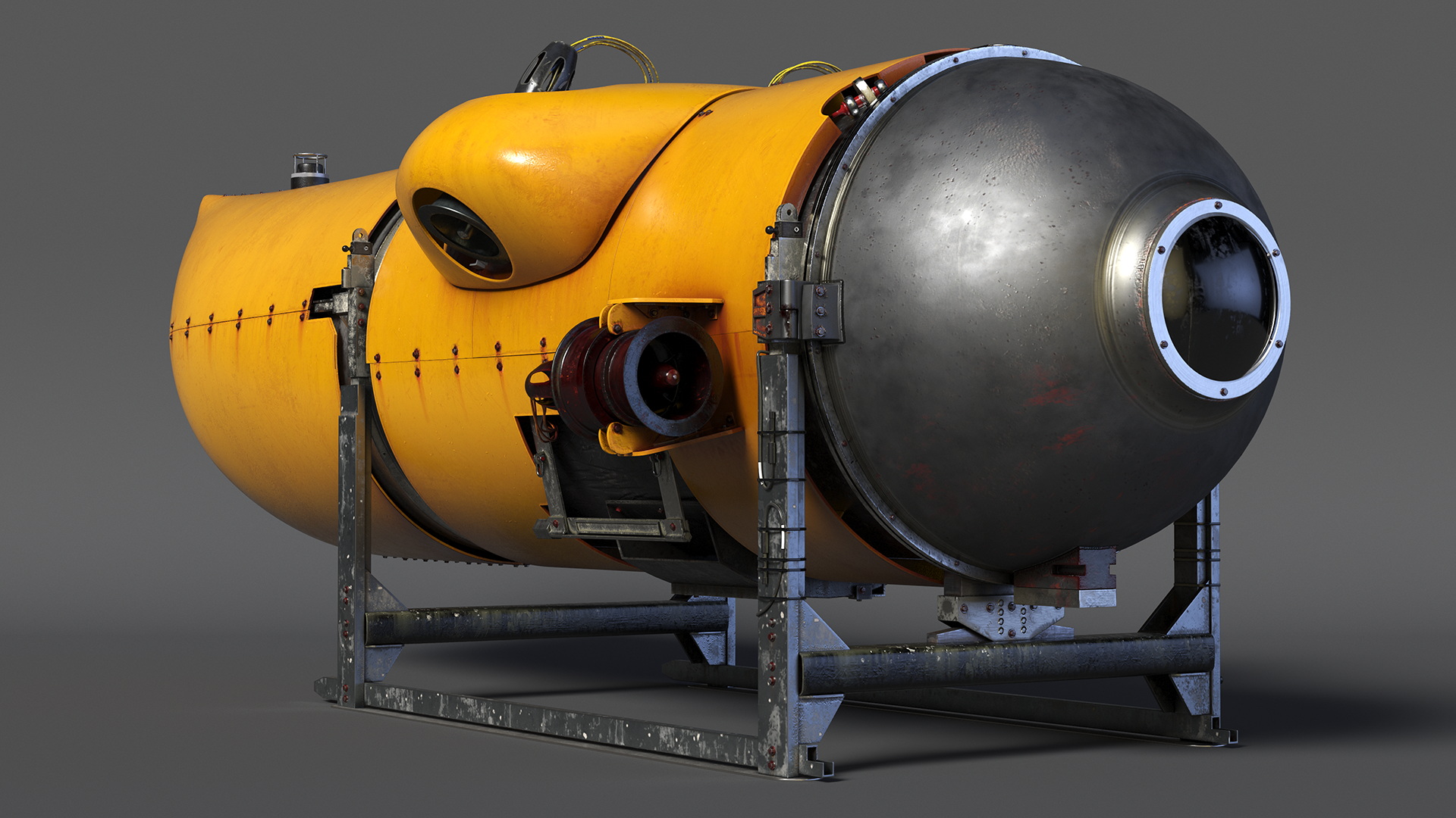 3D Tourist Modern Submarine Old model