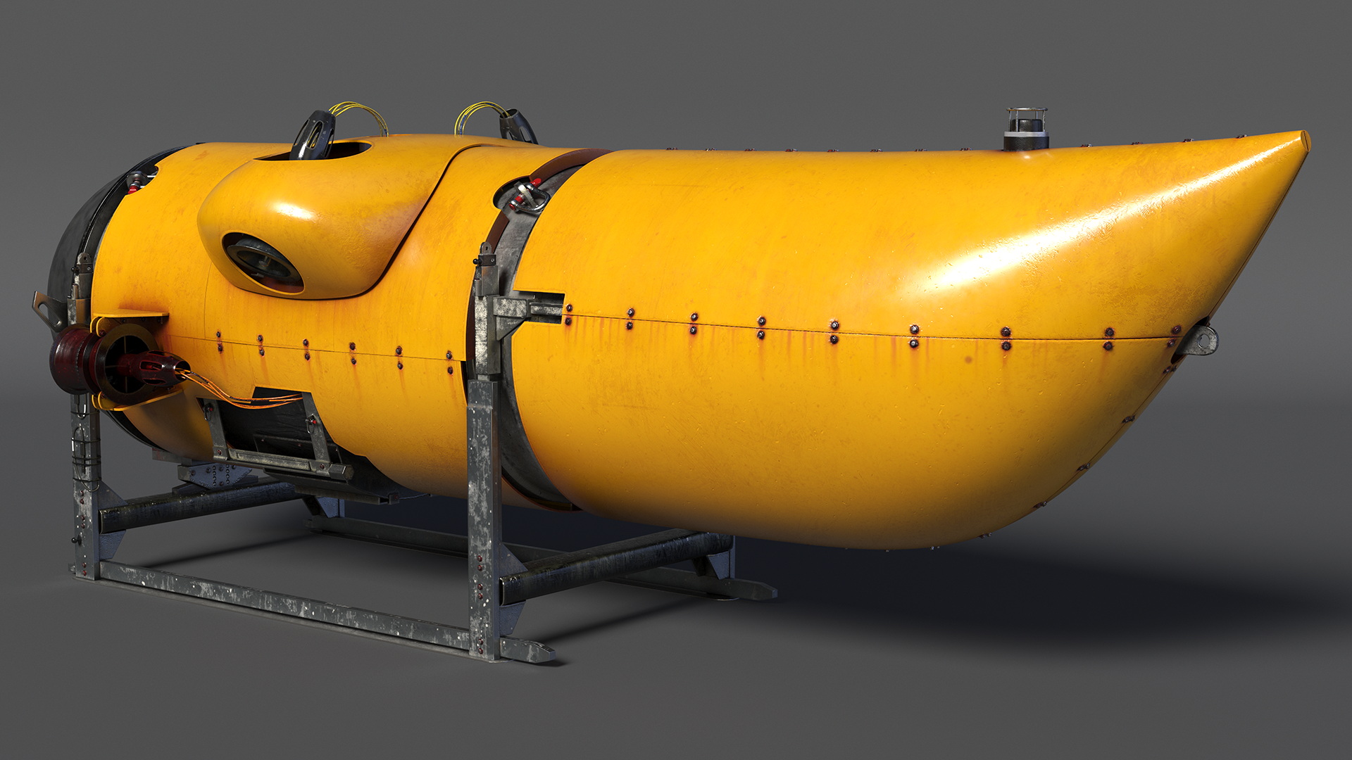 3D Tourist Modern Submarine Old model