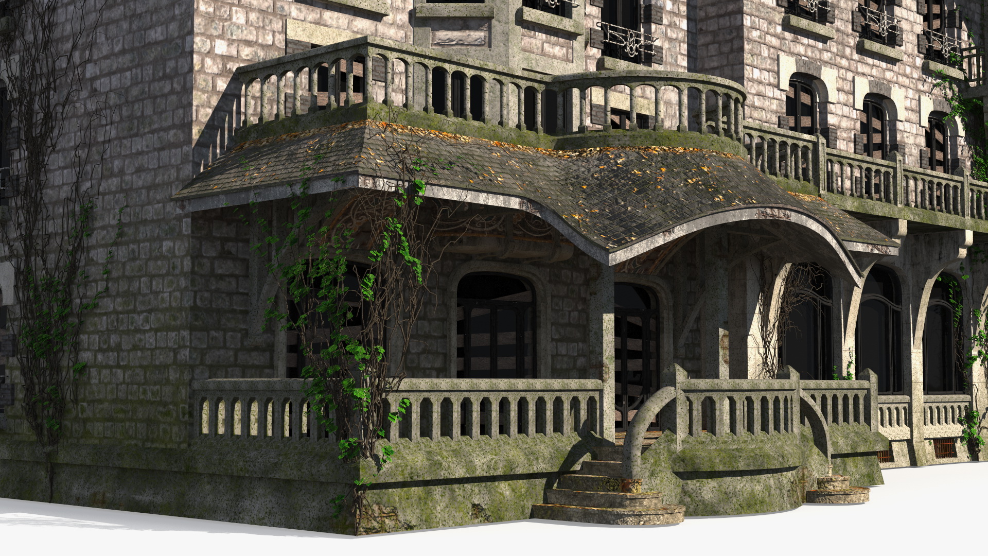 Old Haunted Mansion 3D model