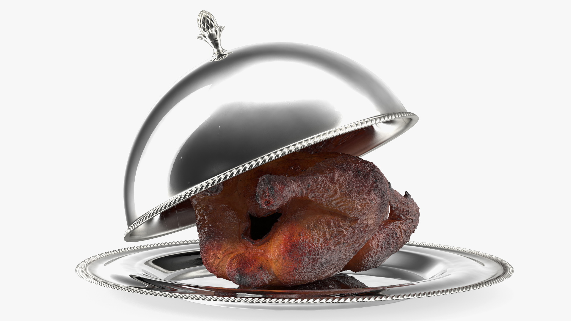 Roasted Turkey in Cloche Cook 3D model