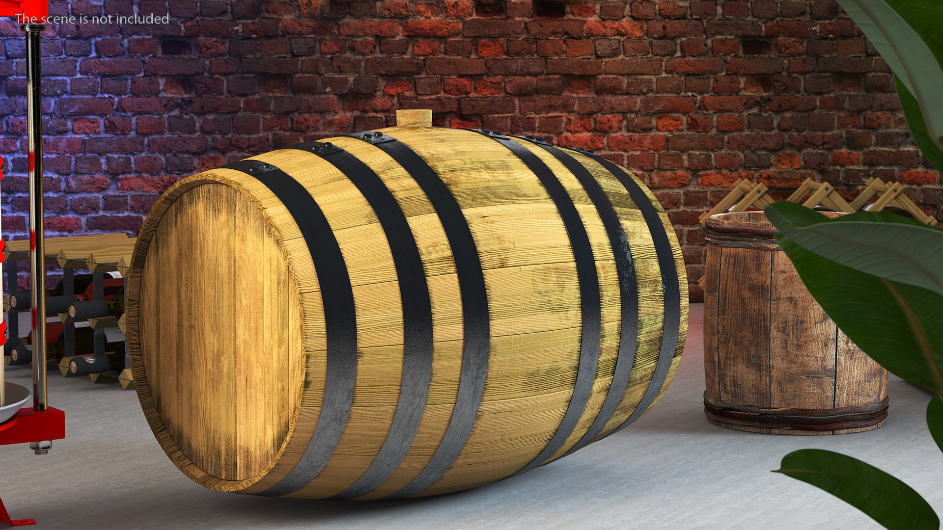 Whiskey Barrel 3D model