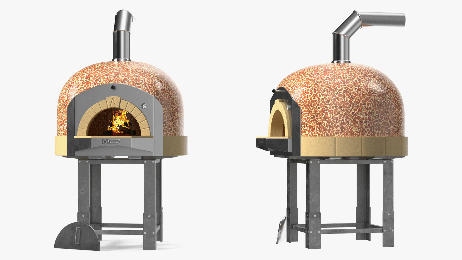 Traditional Pizza Oven ASTerm 3D model