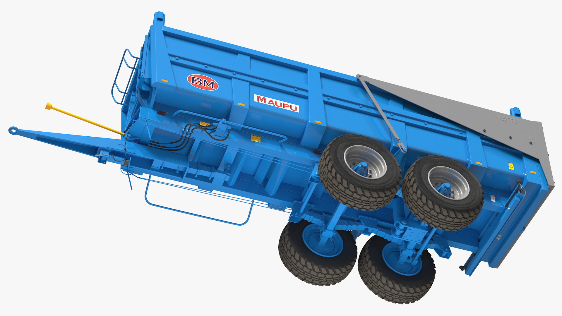 3D Maupu 18t Trailer Clean model