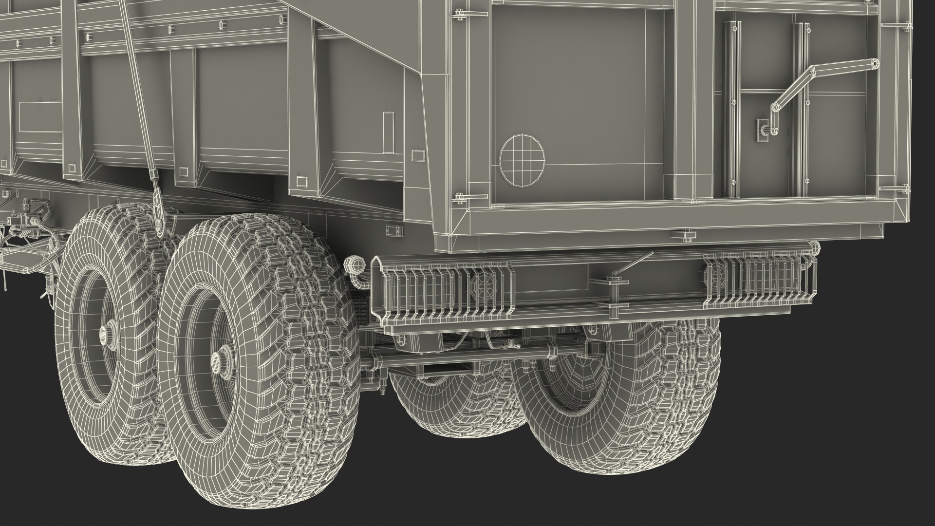 3D Maupu 18t Trailer Clean model