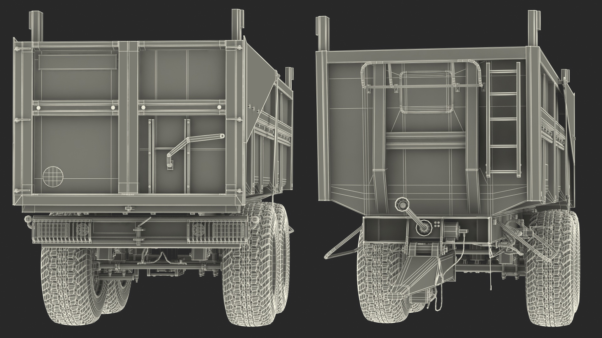 3D Maupu 18t Trailer Clean model