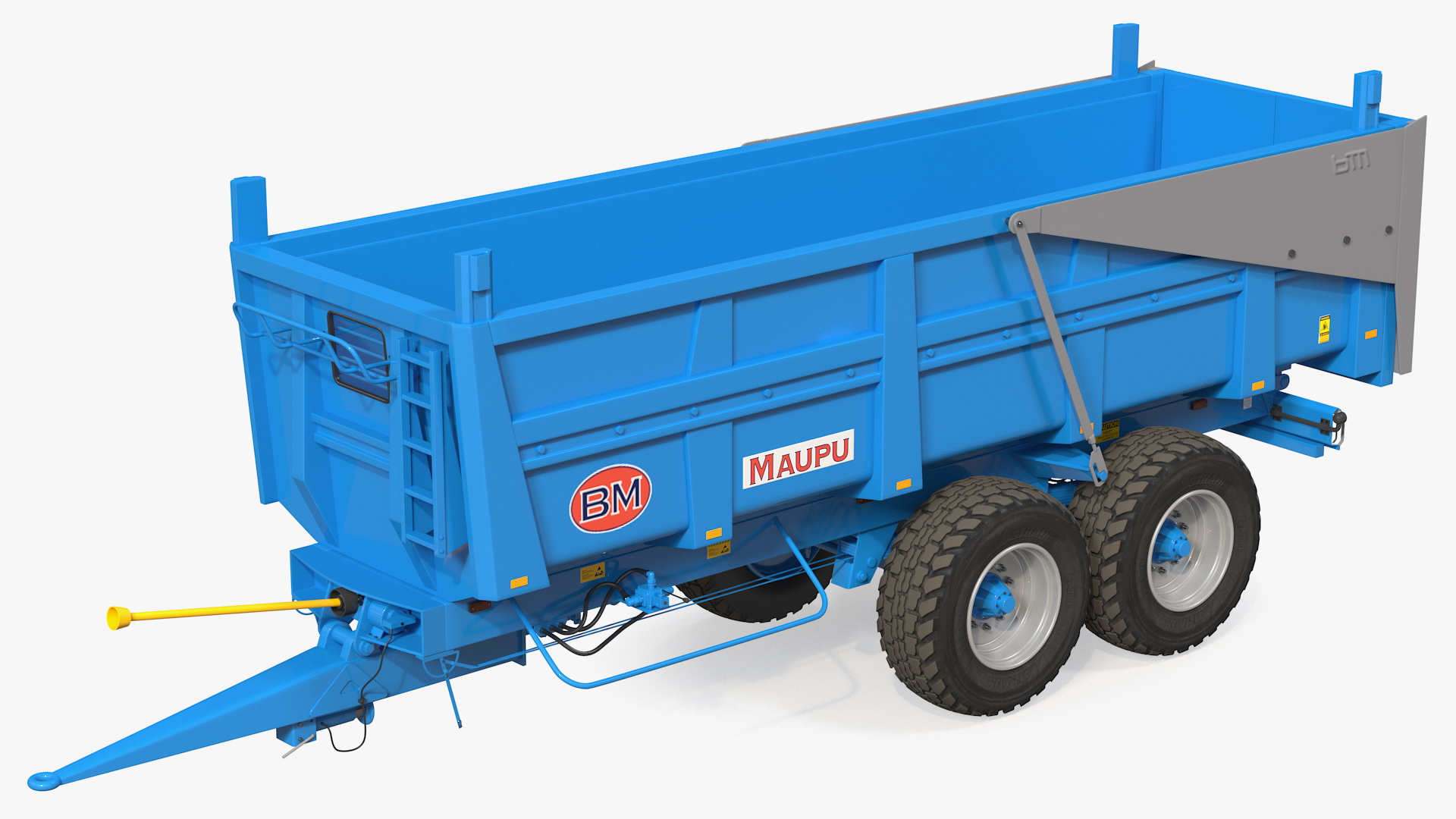 3D Maupu 18t Trailer Clean model