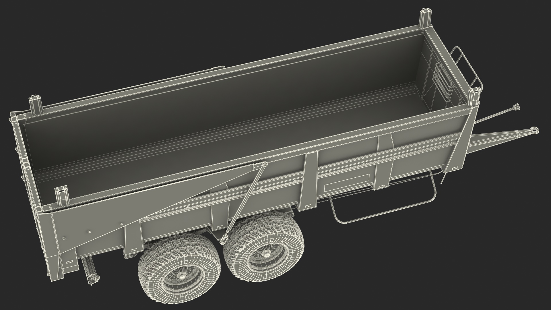 3D Maupu 18t Trailer Clean model