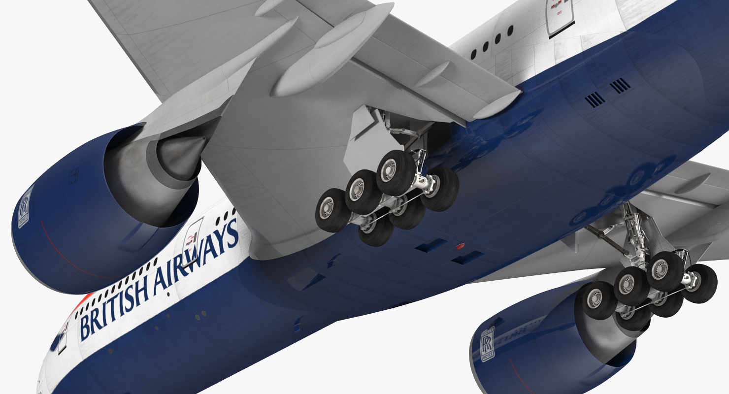 3D model Boeing 777 200 British Airways