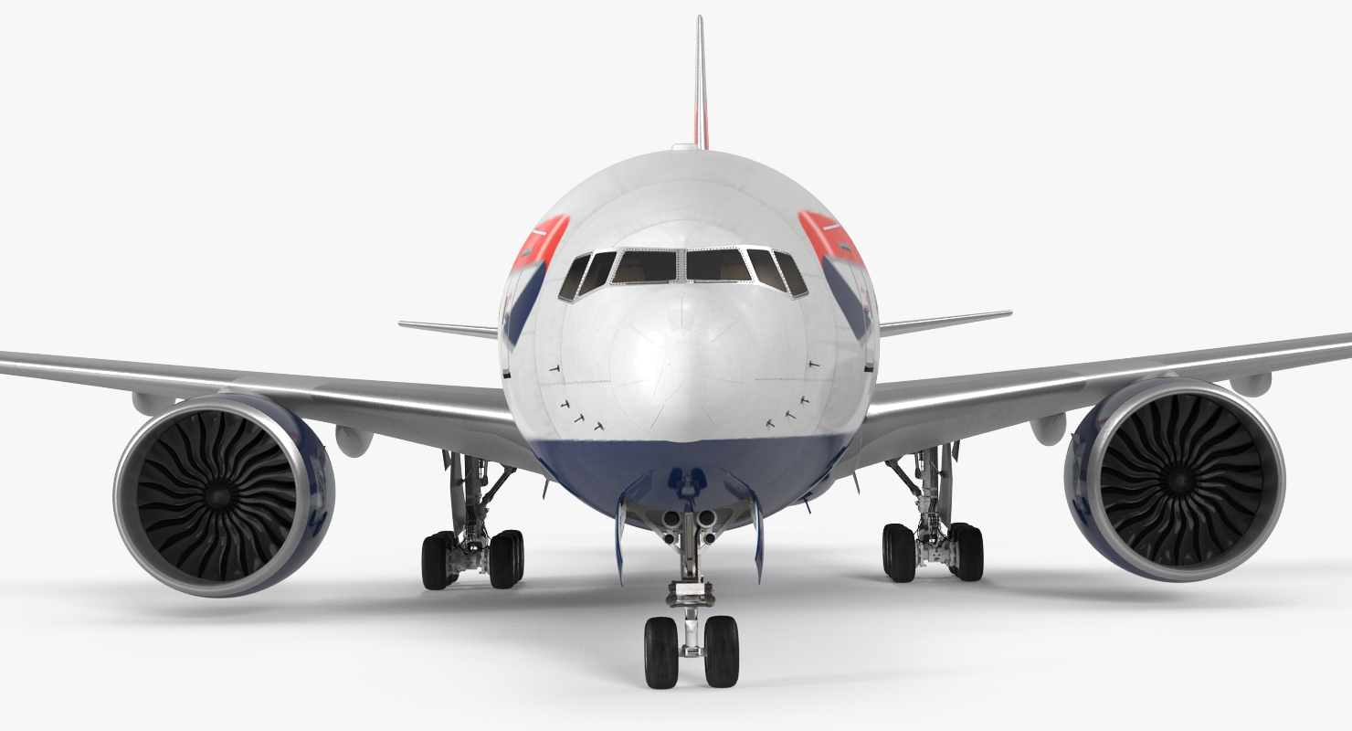 3D model Boeing 777 200 British Airways