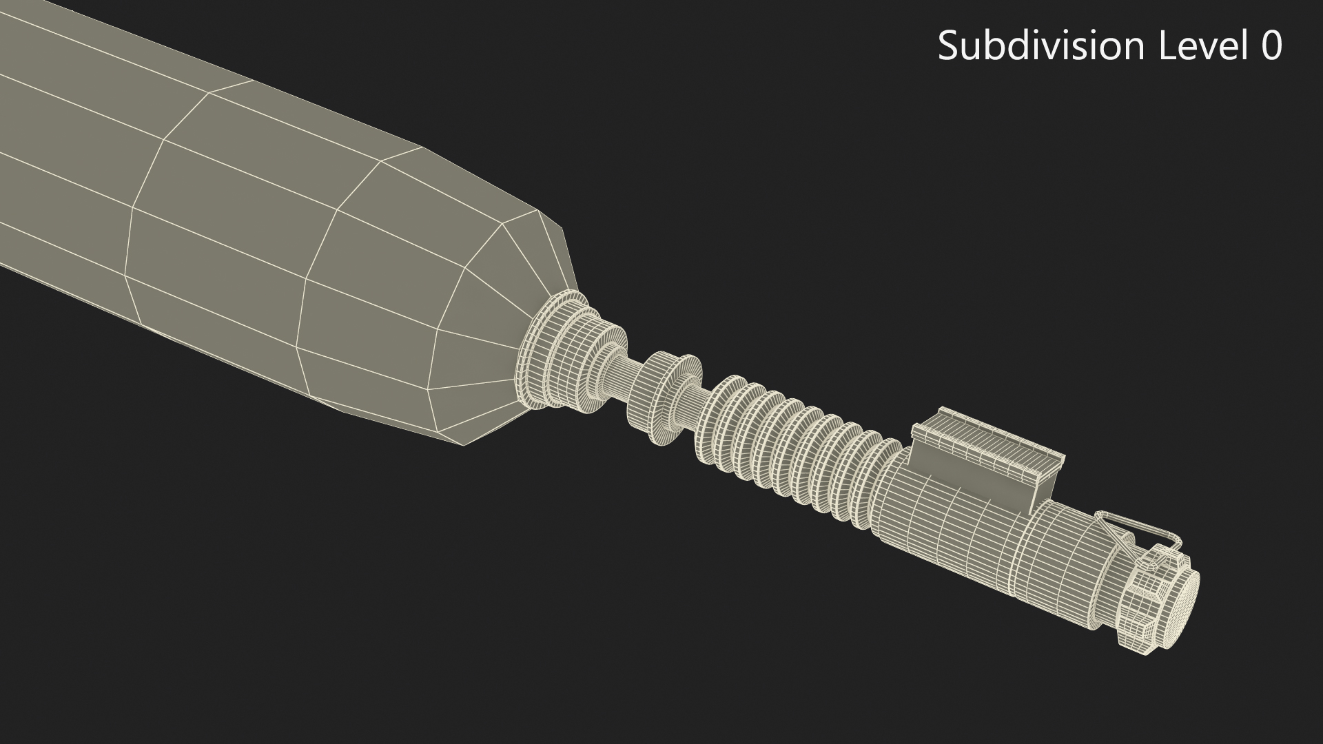 Luke Skywalker Plasma Sword 3D