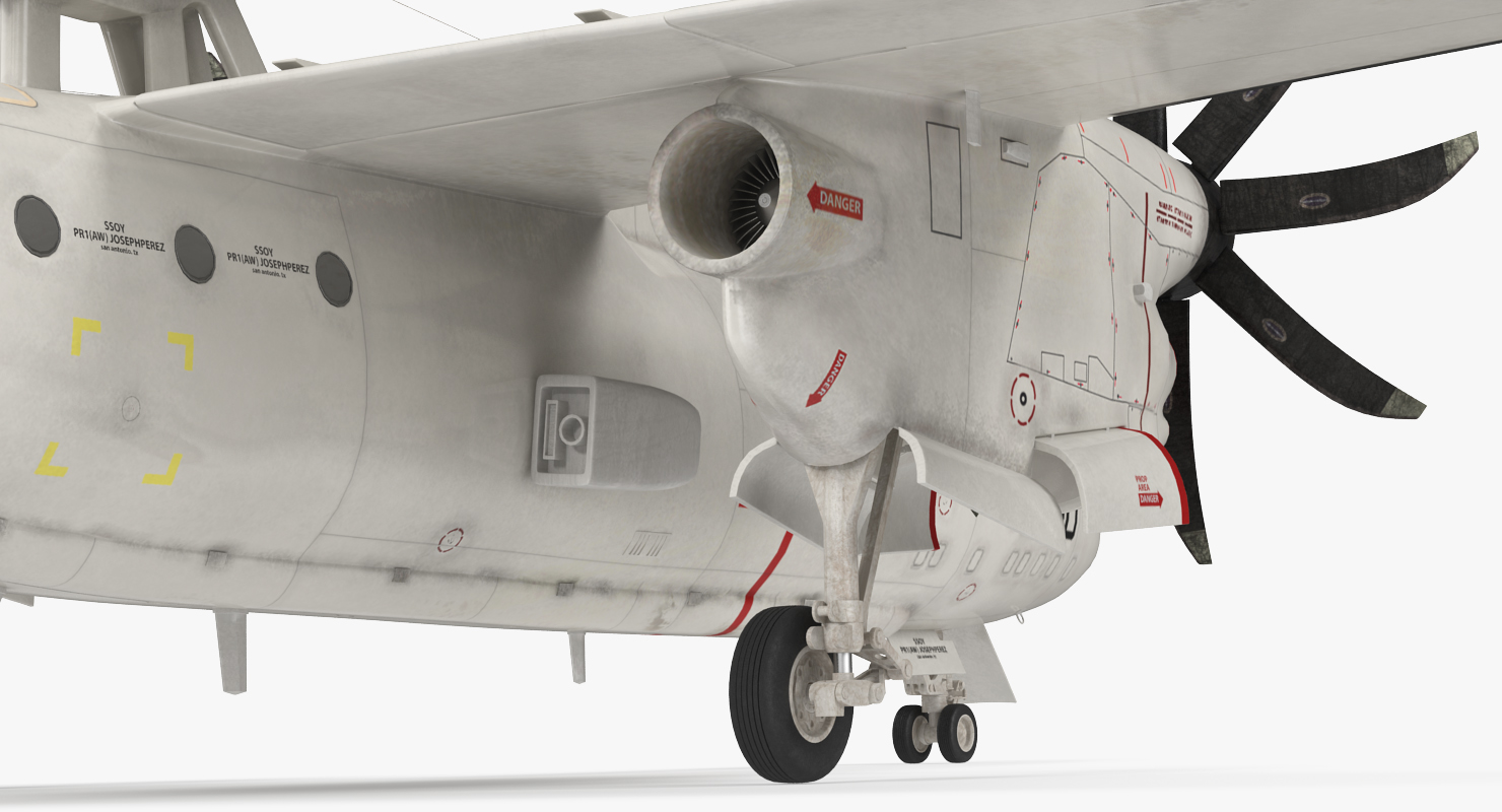 3D Grumman E 2 Hawkeye tactical Early Warning Aircraft