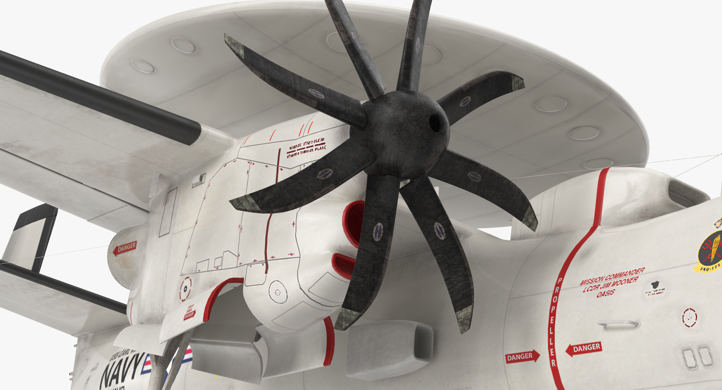 3D Grumman E 2 Hawkeye tactical Early Warning Aircraft