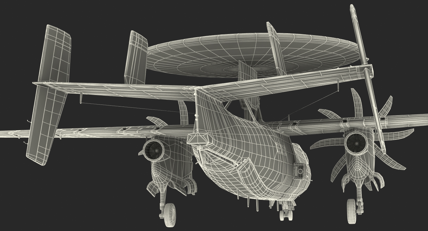 3D Grumman E 2 Hawkeye tactical Early Warning Aircraft