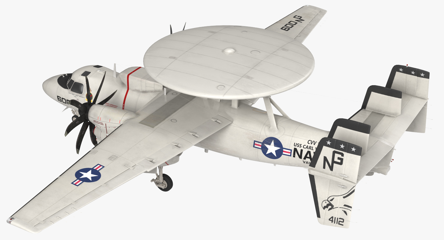 3D Grumman E 2 Hawkeye tactical Early Warning Aircraft