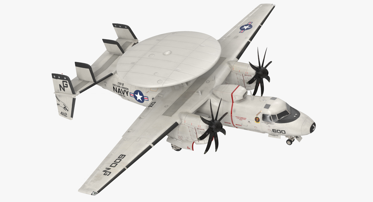 3D Grumman E 2 Hawkeye tactical Early Warning Aircraft