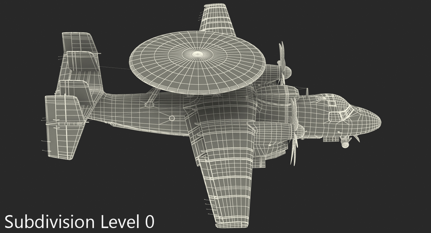 3D Grumman E 2 Hawkeye tactical Early Warning Aircraft