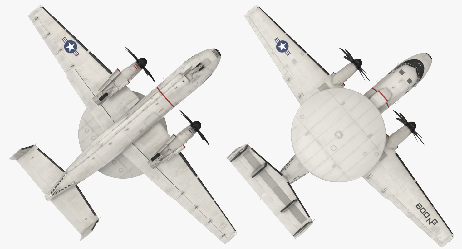 3D Grumman E 2 Hawkeye tactical Early Warning Aircraft