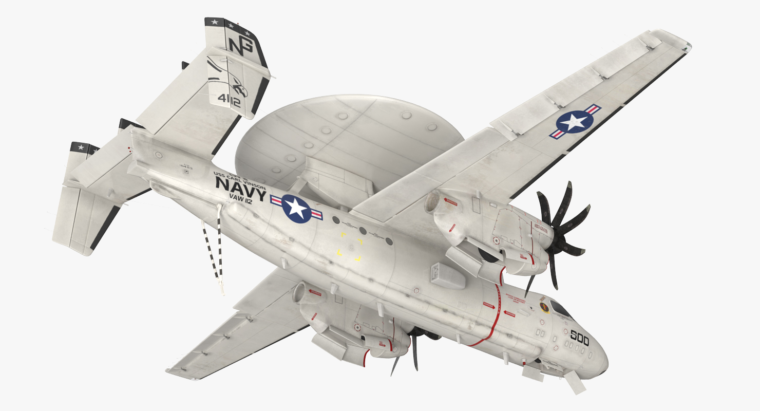 3D Grumman E 2 Hawkeye tactical Early Warning Aircraft