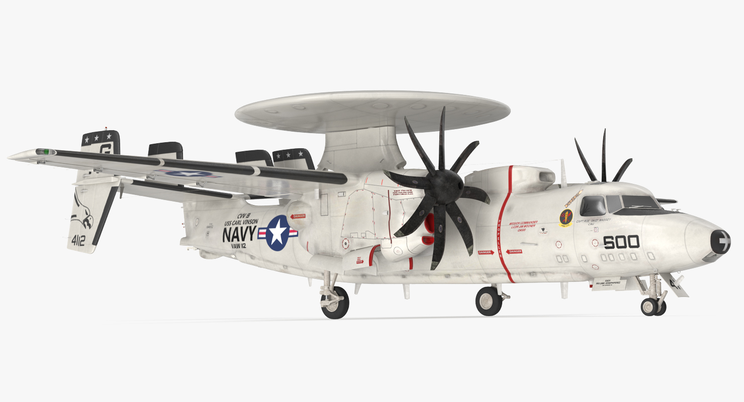 3D Grumman E 2 Hawkeye tactical Early Warning Aircraft