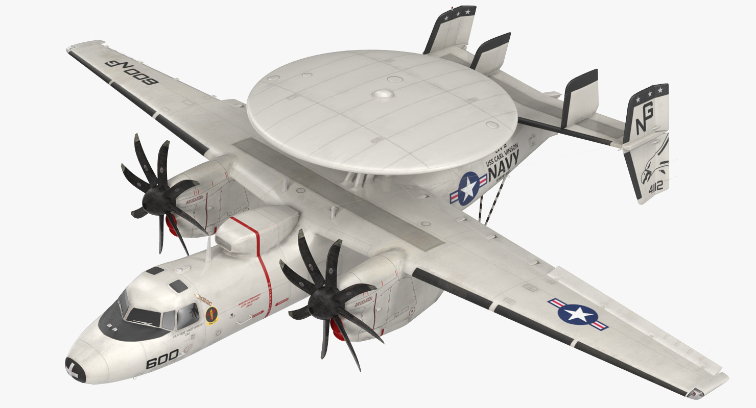 3D Grumman E 2 Hawkeye tactical Early Warning Aircraft