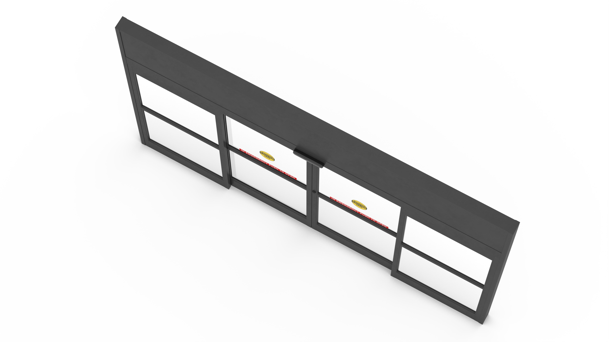 3D Automatic Retail Sliding Door System