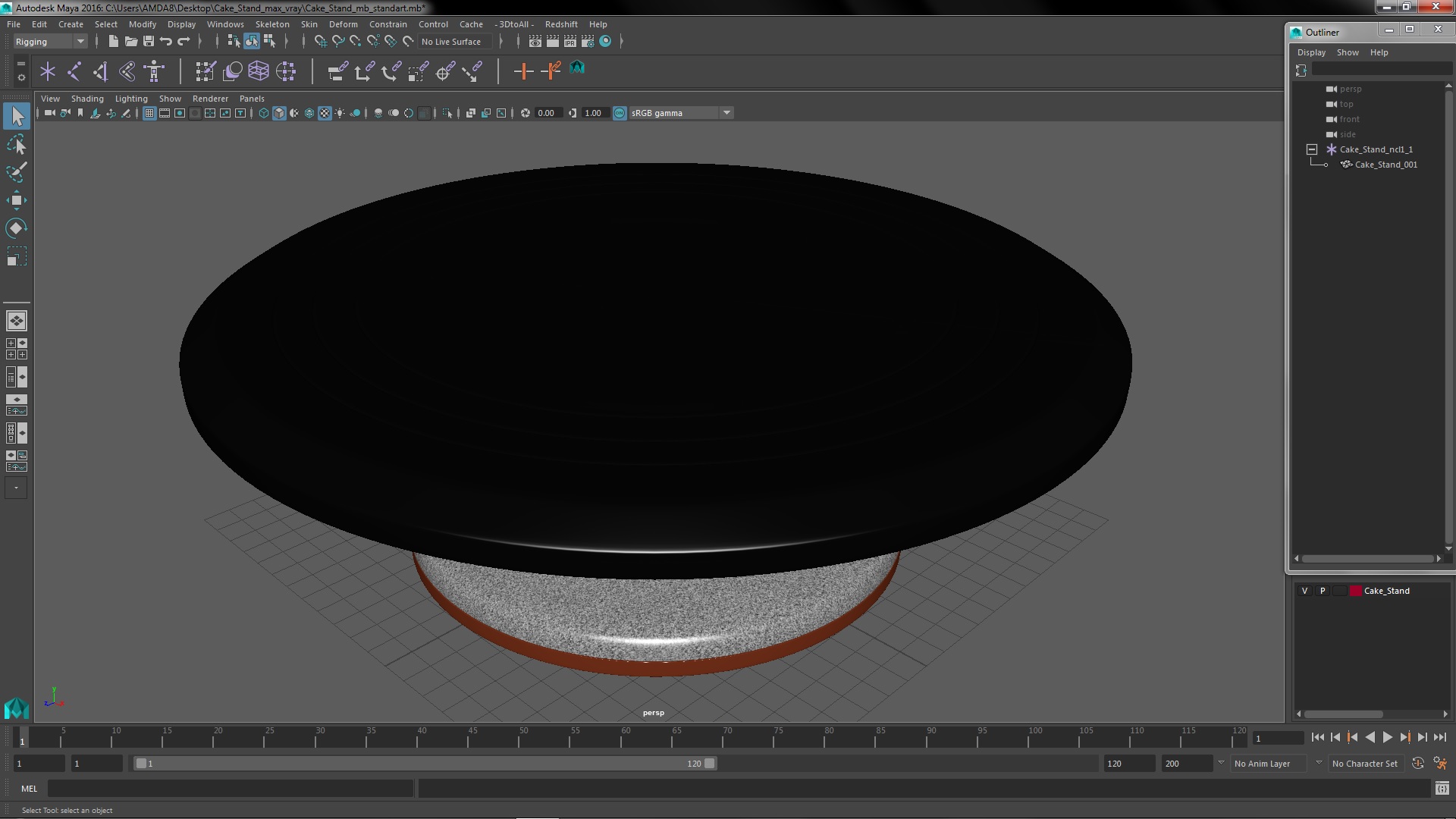 3D model Cake Stand