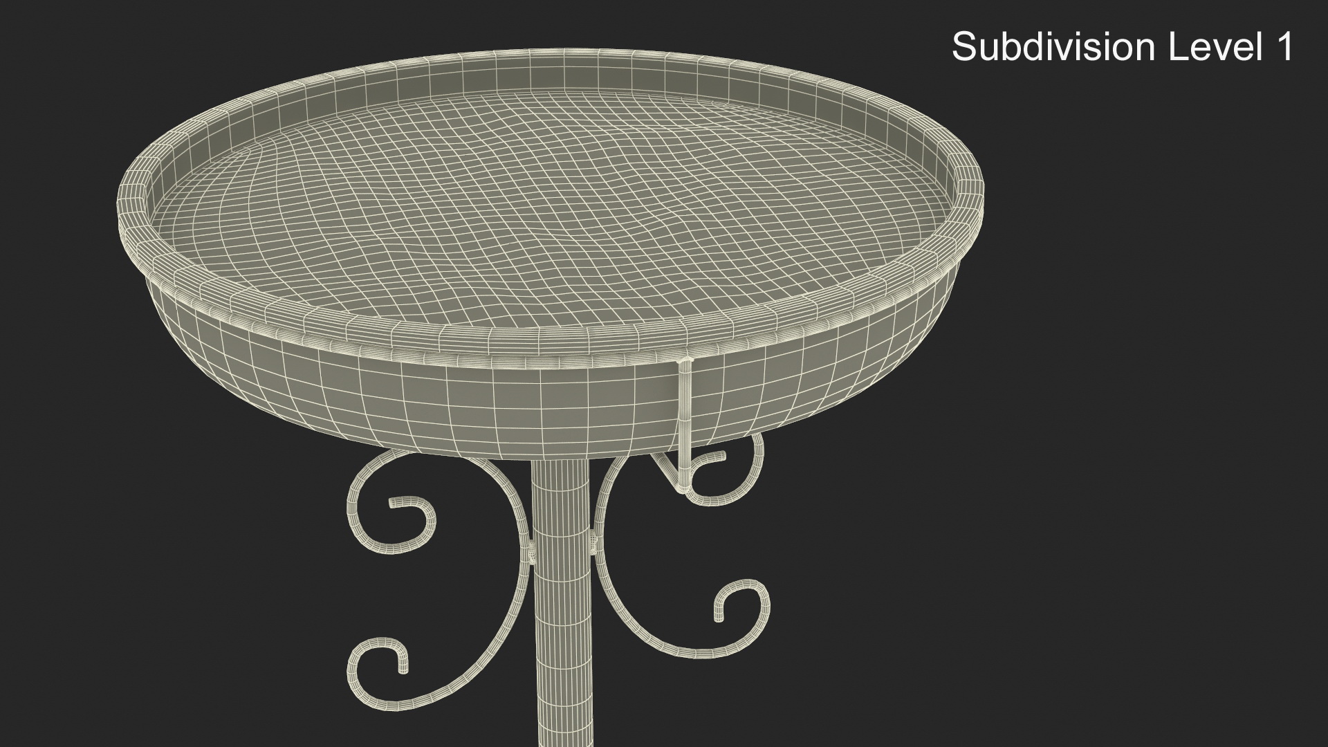 3D model Birdbath