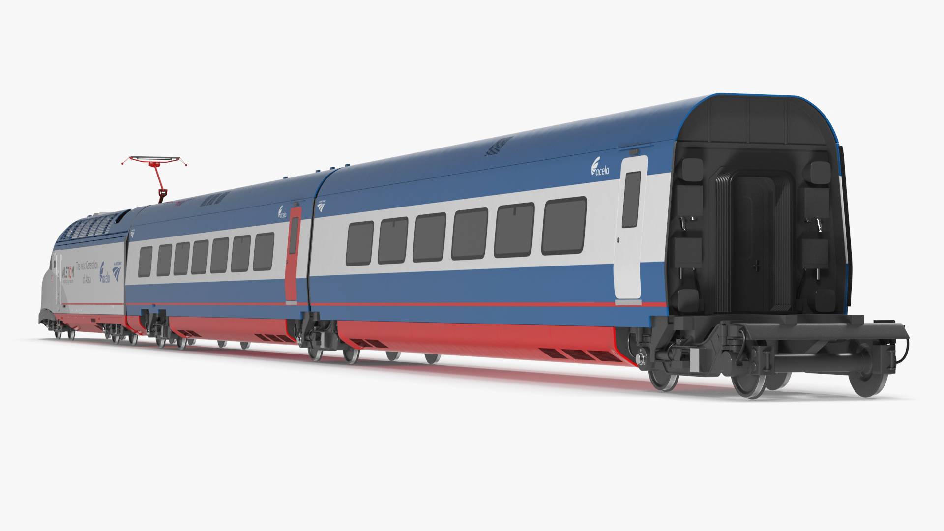 Amtrak Alstom Avelia Liberty Train 3D model