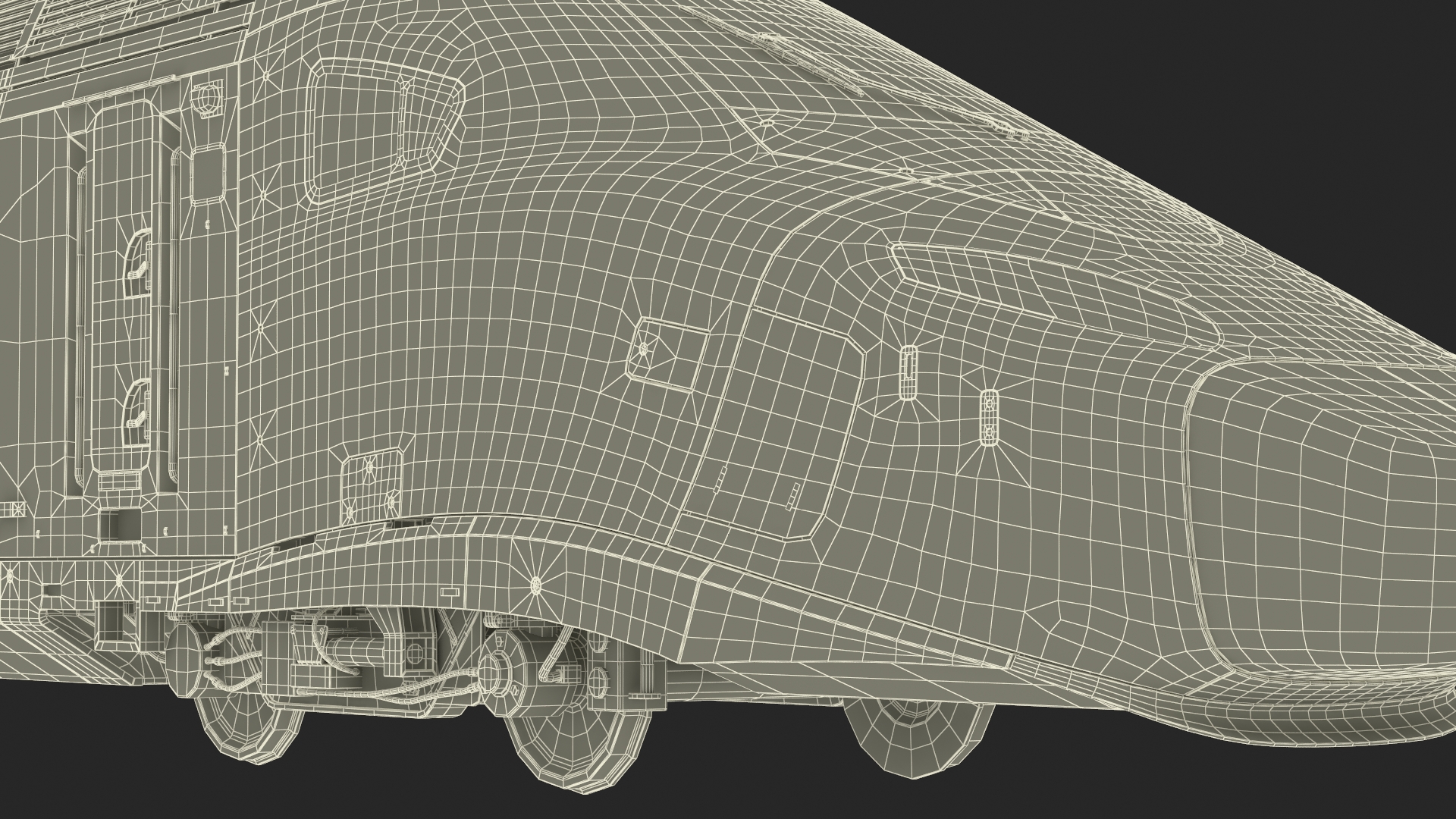 Amtrak Alstom Avelia Liberty Train 3D model