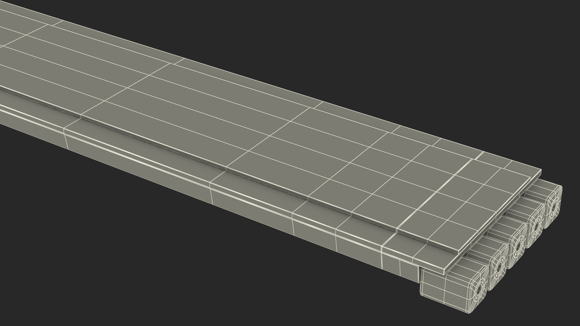 3D LED Strip Bar model