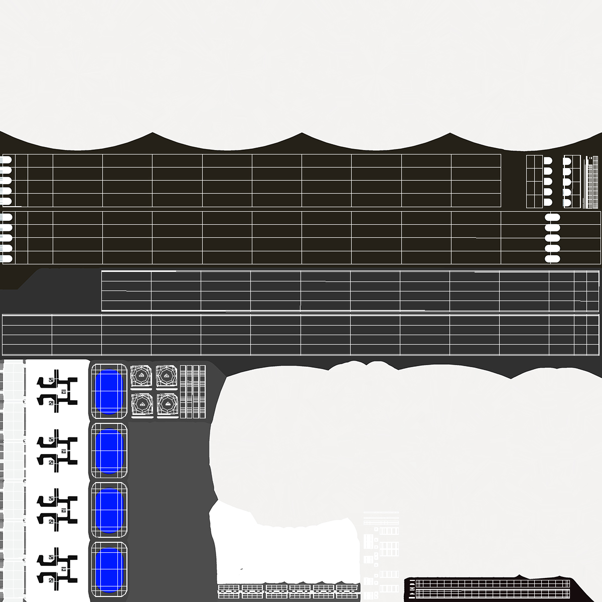 3D LED Strip Bar model