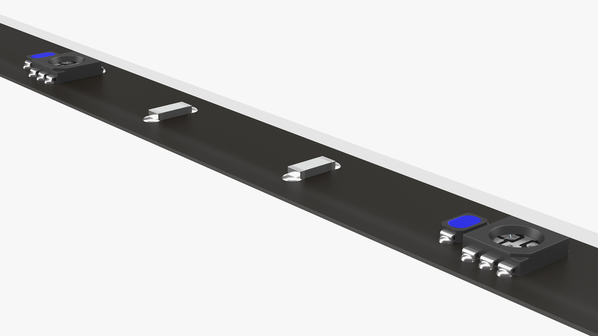 3D LED Strip Bar model