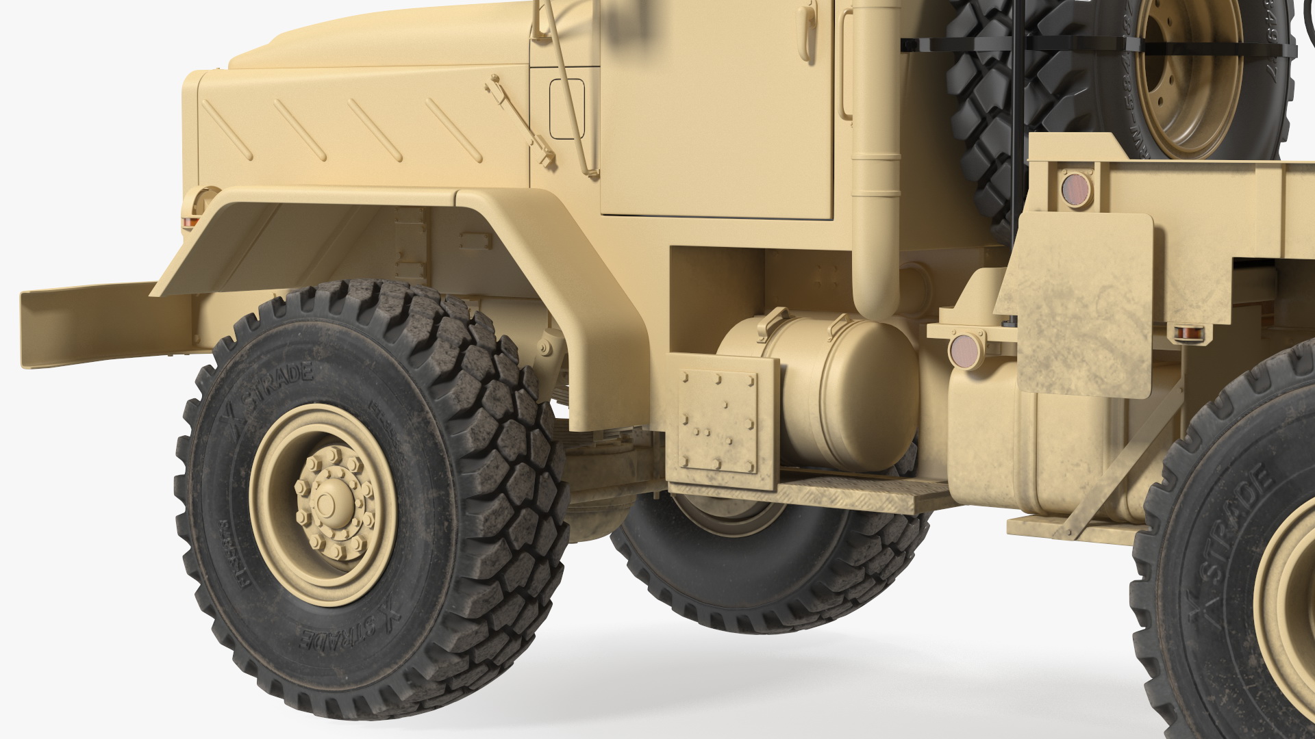 M939 Military Wrecker Light Rigged 3D model