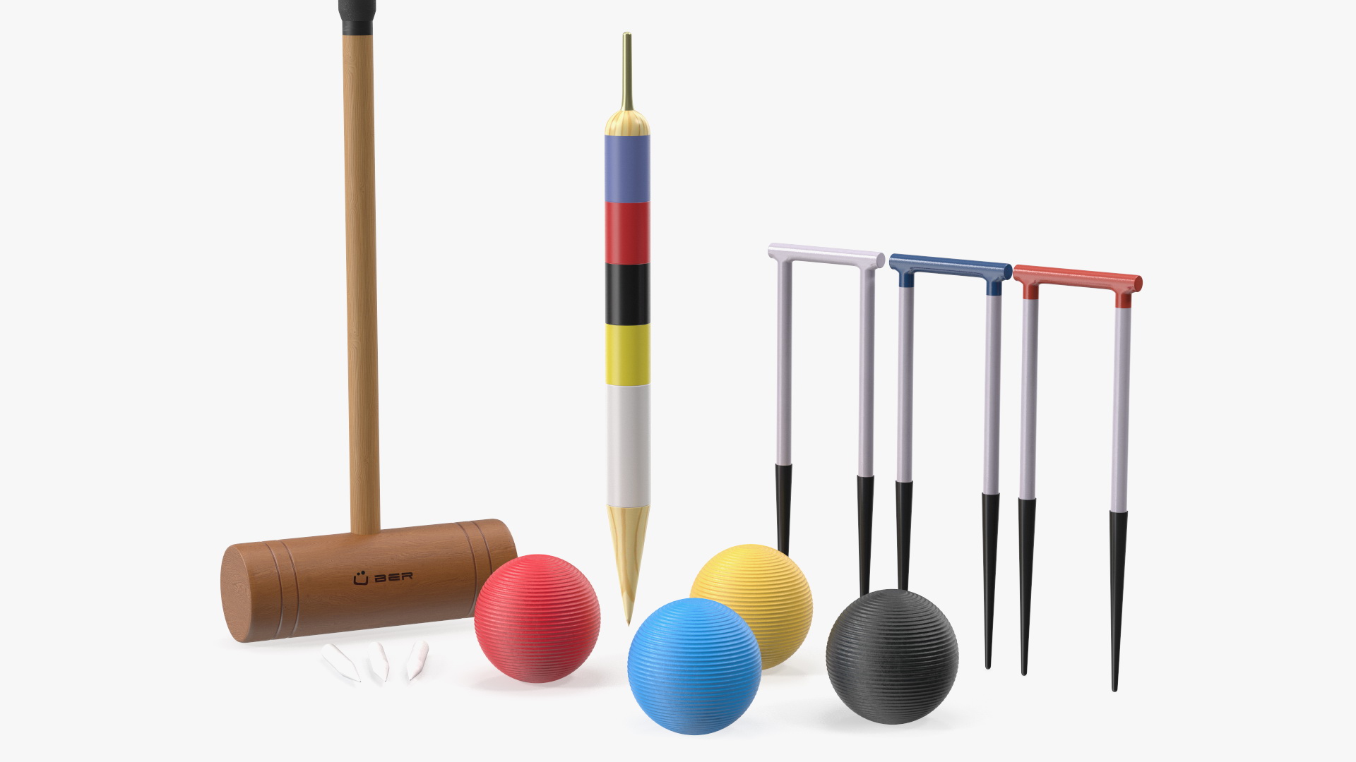 3D Croquet Set