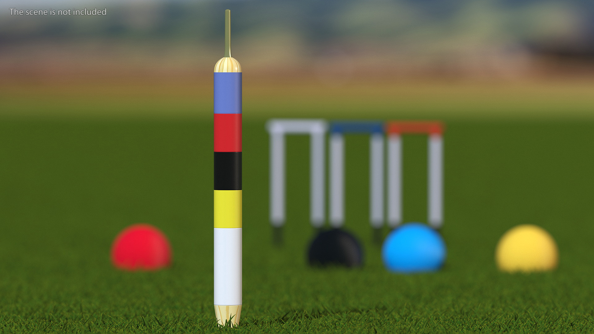 3D Croquet Set