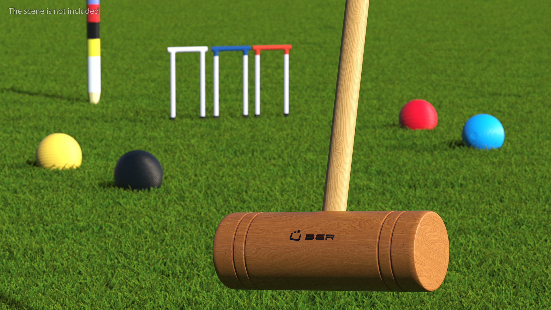 3D Croquet Set