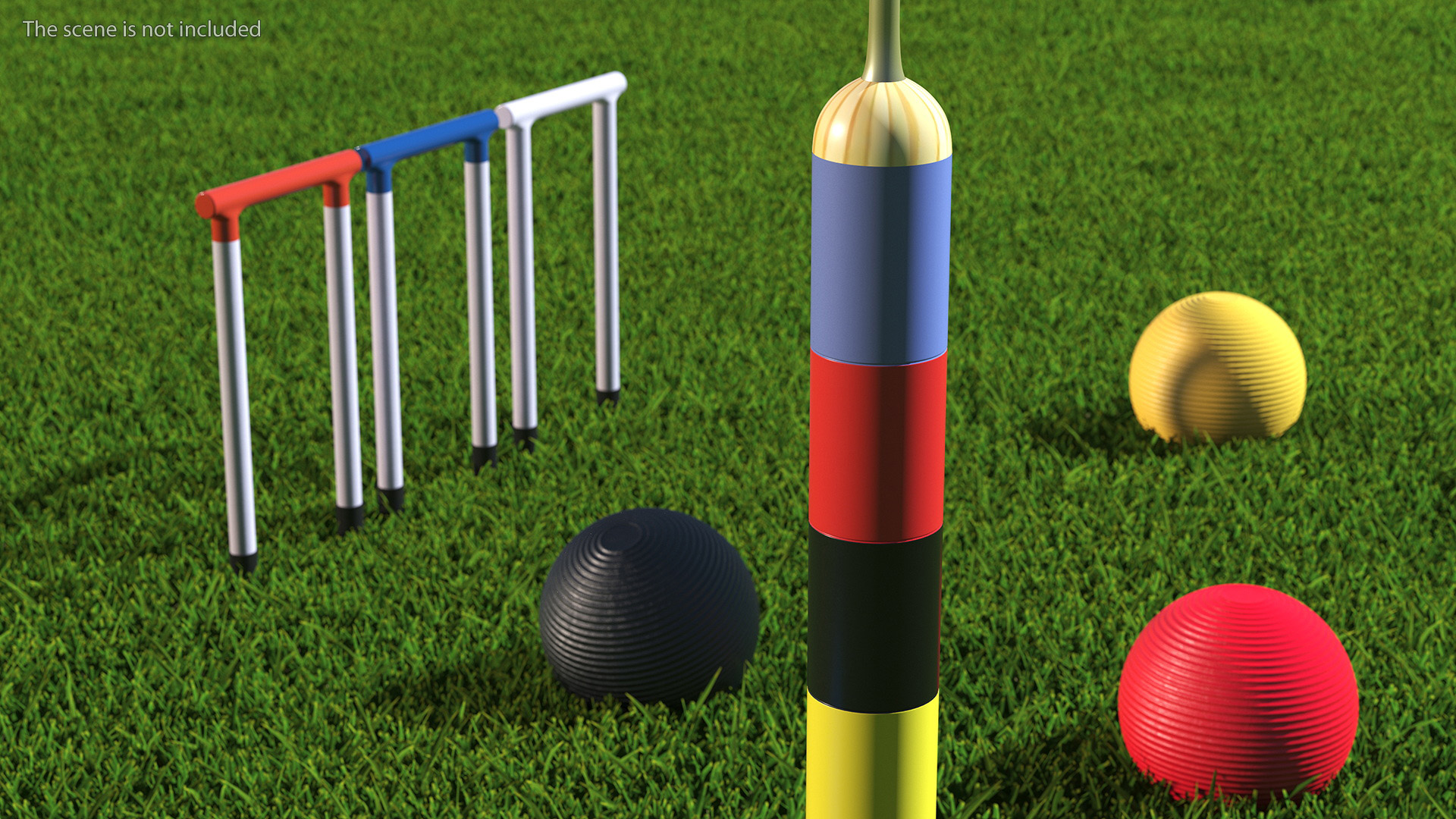 3D Croquet Set