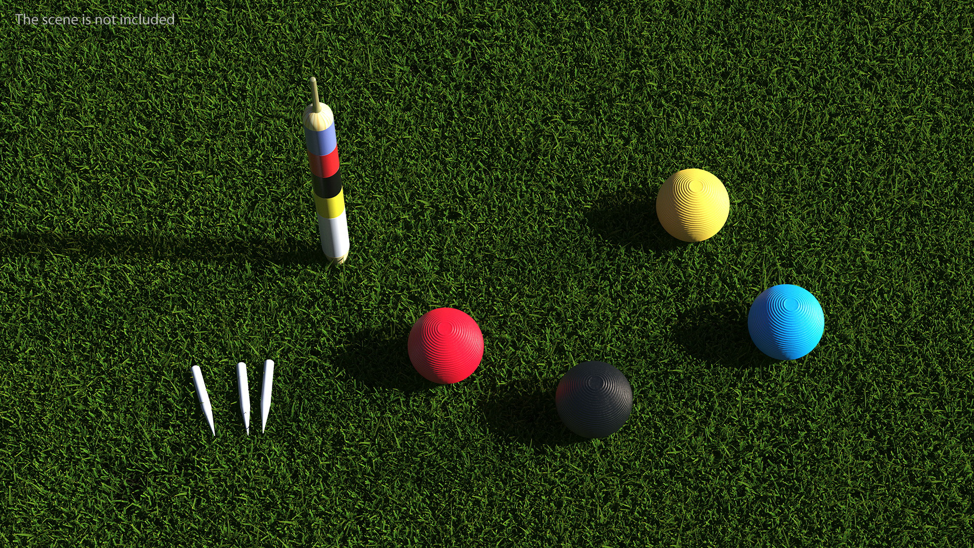 3D Croquet Set