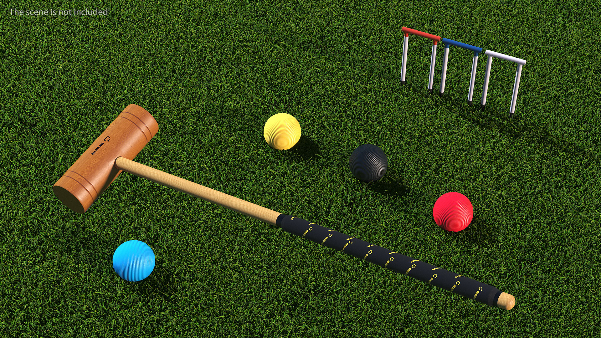 3D Croquet Set