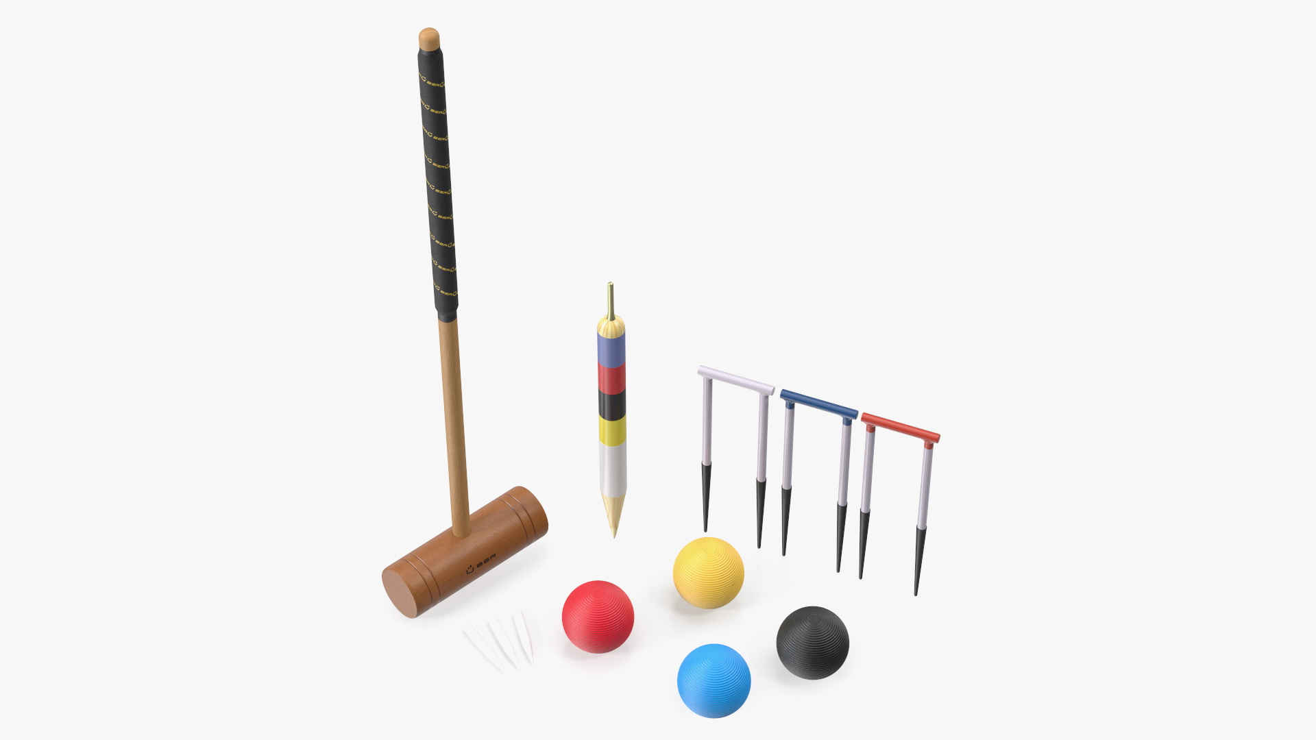 3D Croquet Set