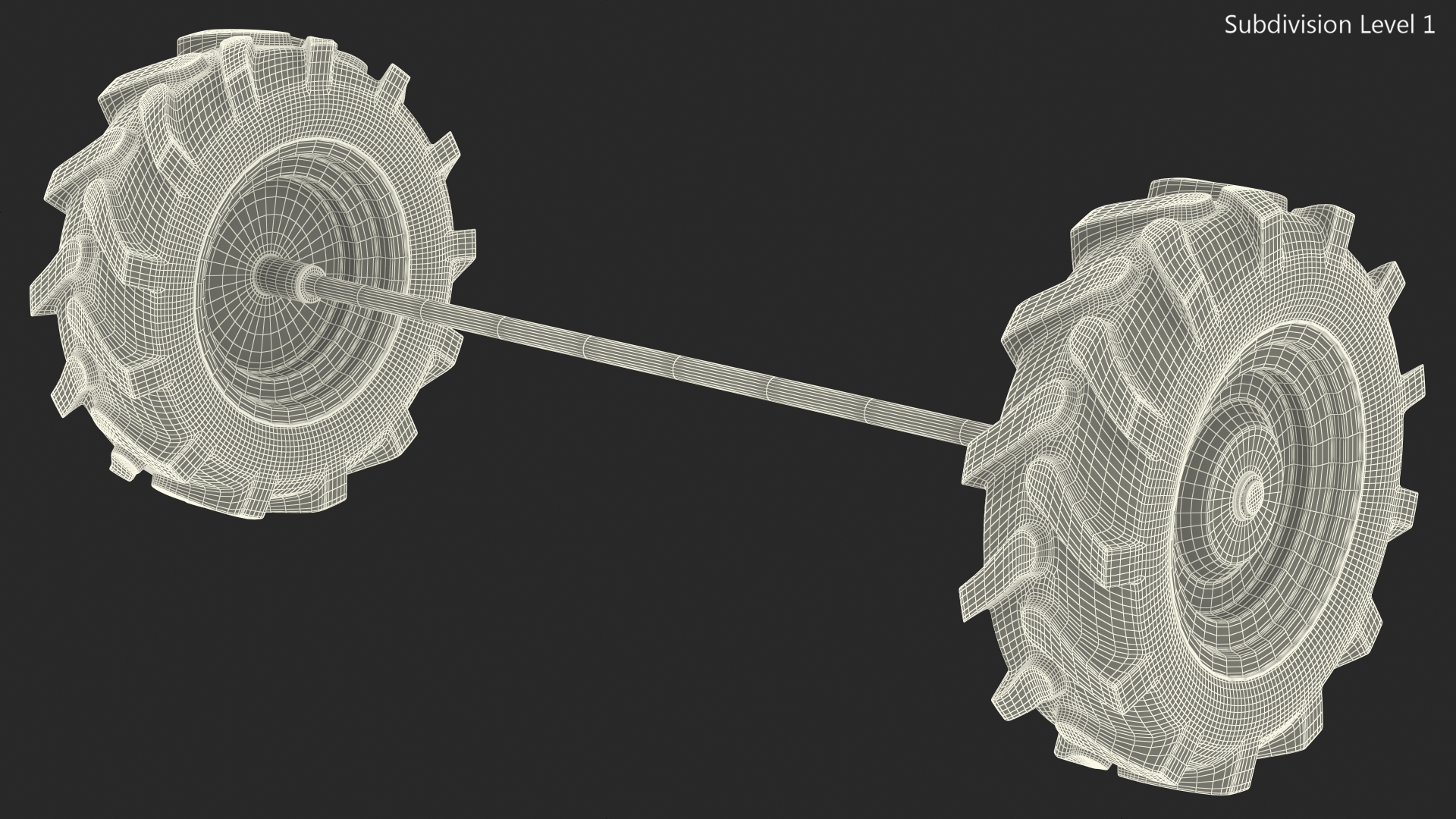 Wheel Axle Kit 3D model