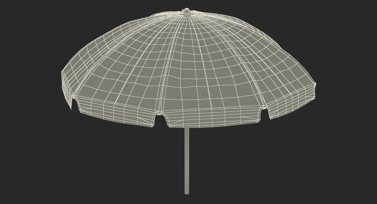 3D Open Umbrella model