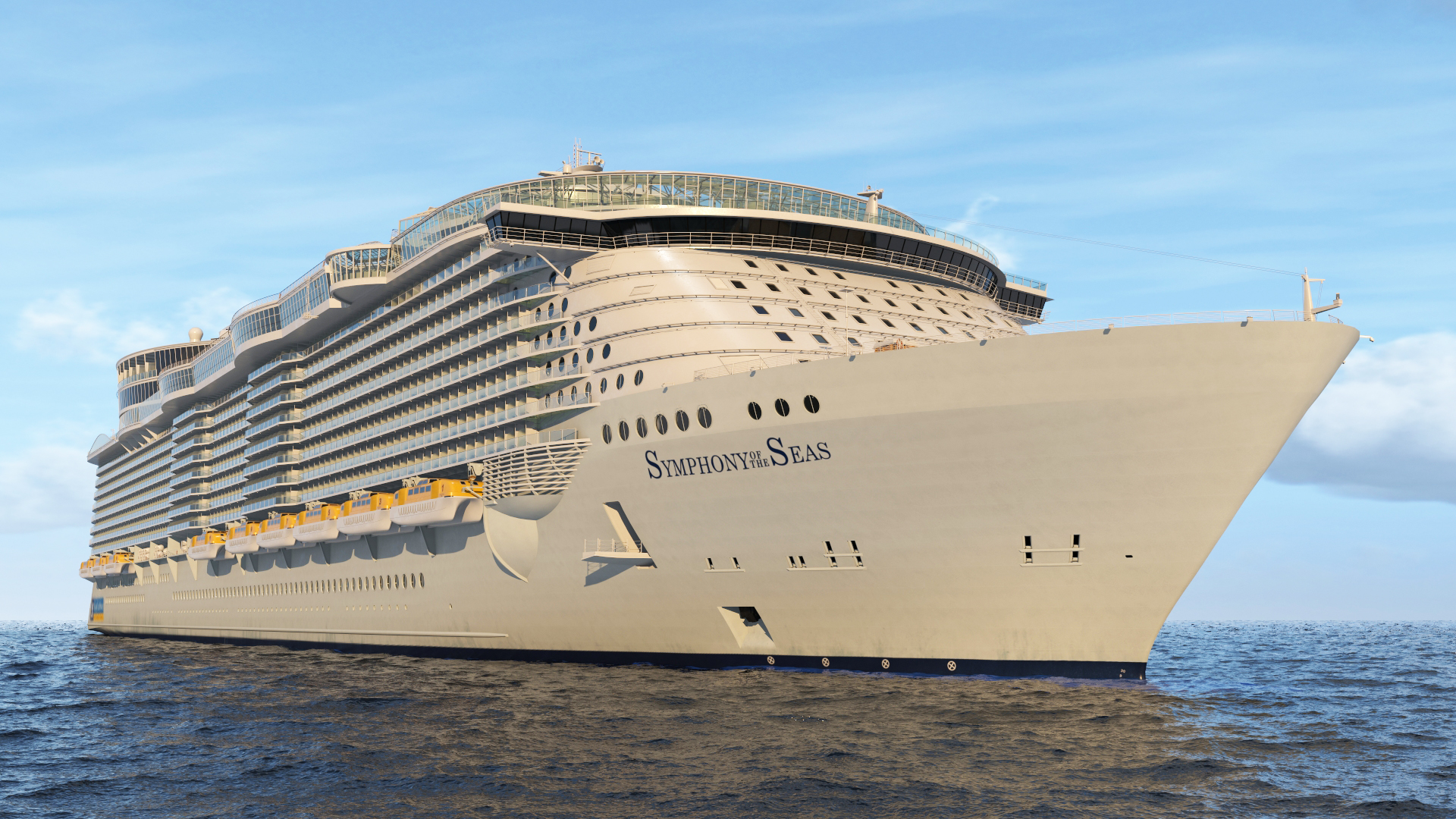 Oasis Class Cruise Ship Symphony of The Seas 3D model