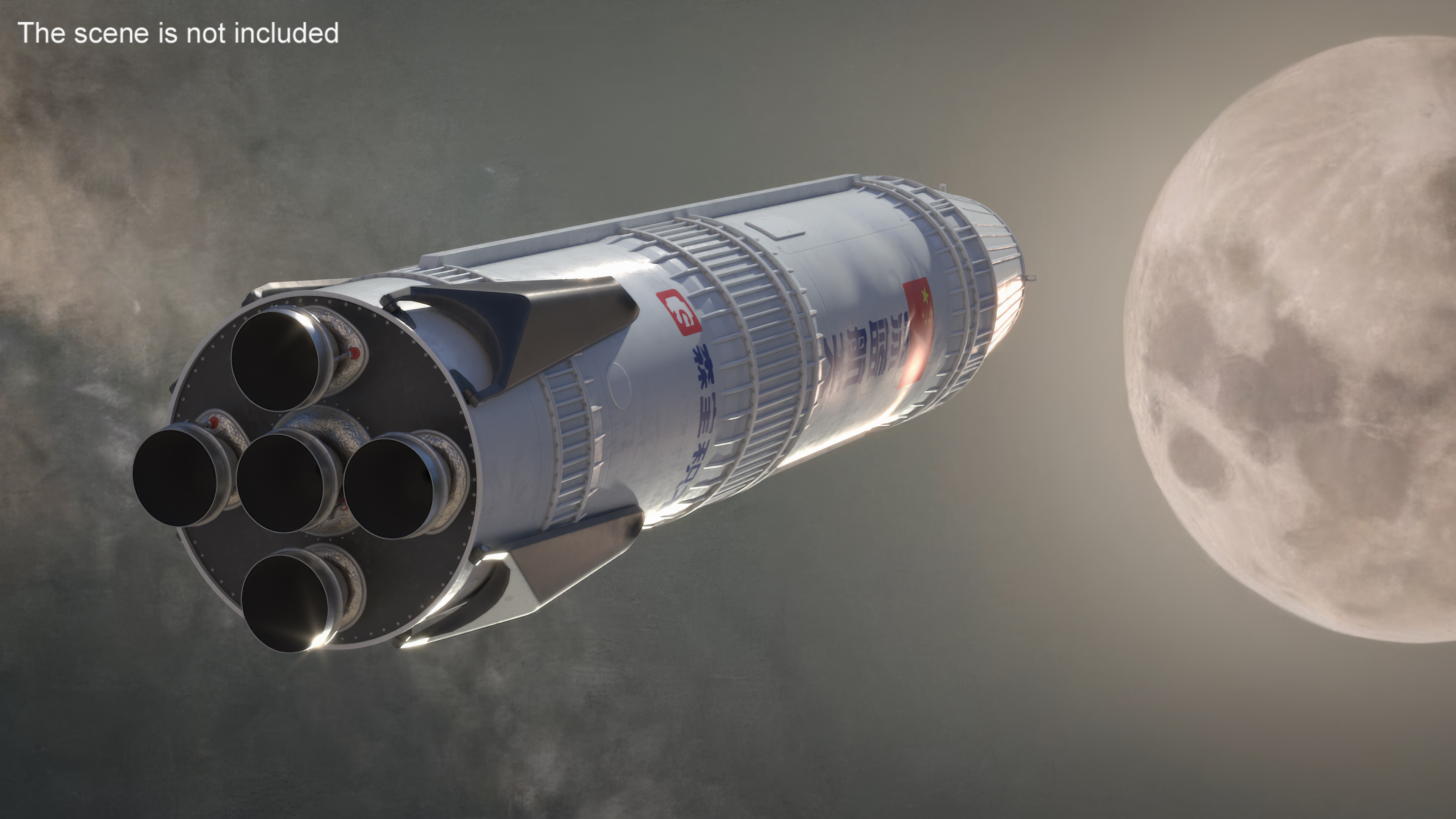 3D model Nebula 1 Rocket from Deep Blue Aerospace