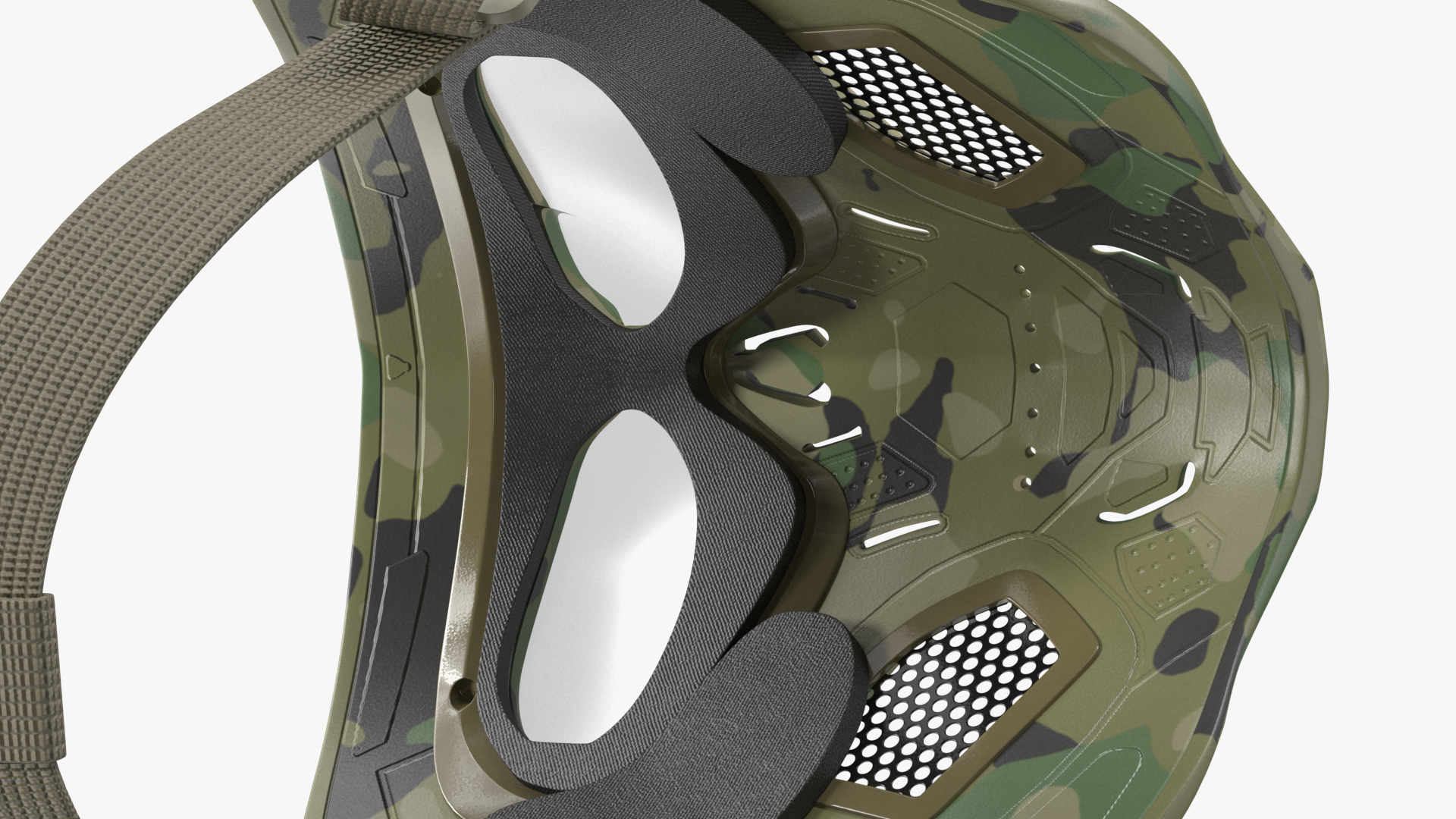 3D model Tactical Mask Skull Camouflage